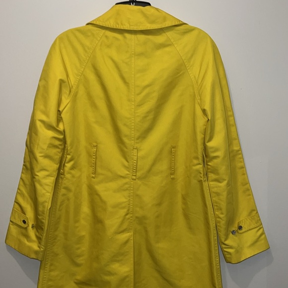 TORY BURCH - SIZE 2 YELLOW BUTTON DOWN SPRING JACKET USED - Picture 10 of 14